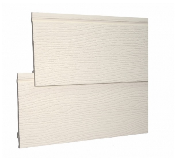 Cream Durasid External Embossed Cladding 167mm x 5m
