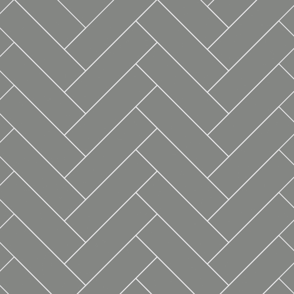 Dust Grey Herringbone Tile  Waterproof Laminated Shower Wall Panels