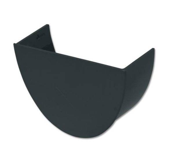 Anthracite Grey 1/2 Round Guttering-Internal Stopend