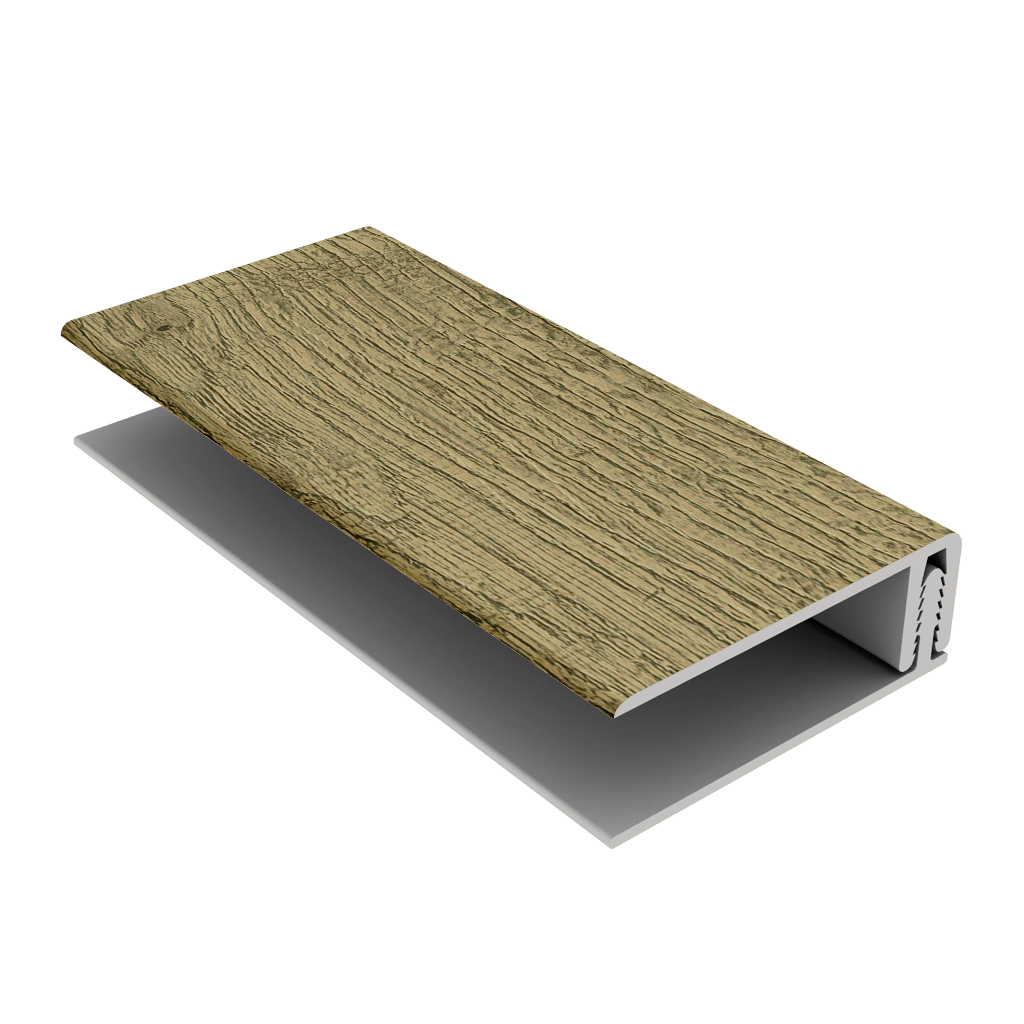 Woodland Grey-2-Part Edge Trim Upvc-3m