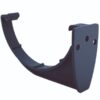 Black 1/2 Round Cast Iron Effect Guttering Fascia Bracket