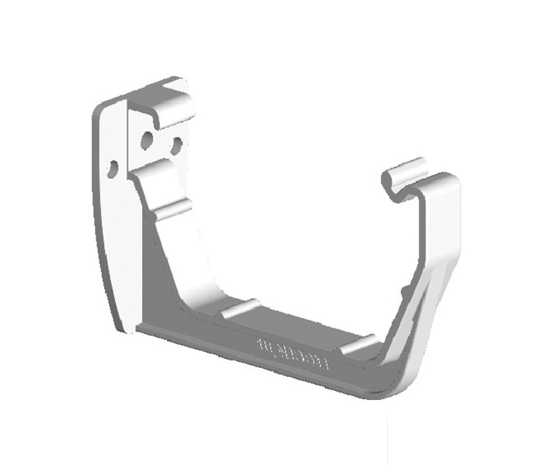 White Squareline Guttering - Fascia Bracket