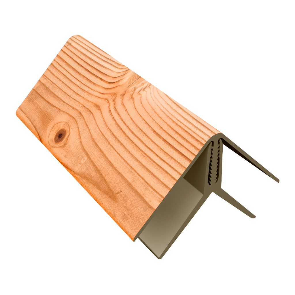 Siberian Larch-2-Part Internal / External Corner Trim-Upvc-3m