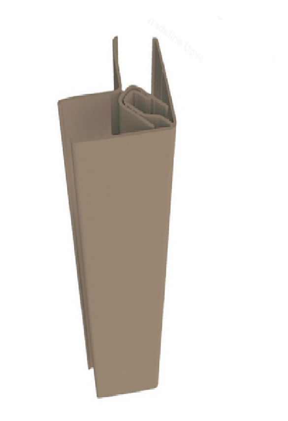 Durasid Walnut Aluminium-2 Part Internal/External Corner Trim-3m