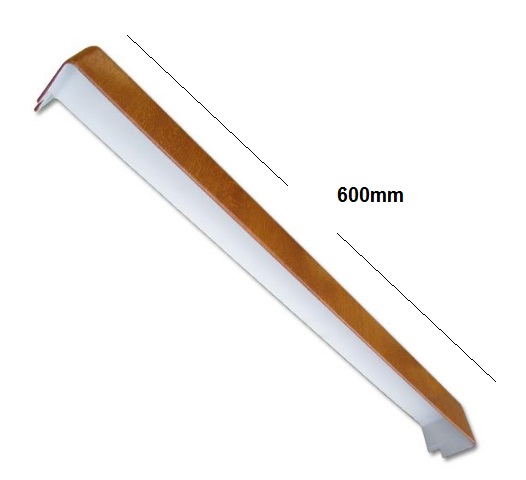 Golden Oak Fascia Board Double Corner Subtle Grained