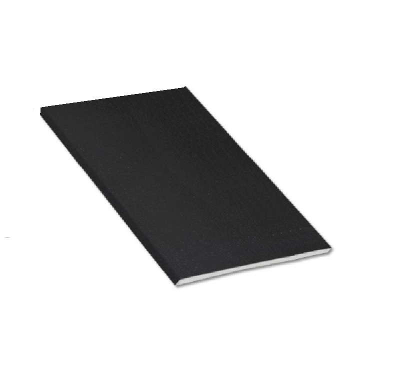 Black - Soffit Board -405mm x 5m-Smooth Gloss Finish