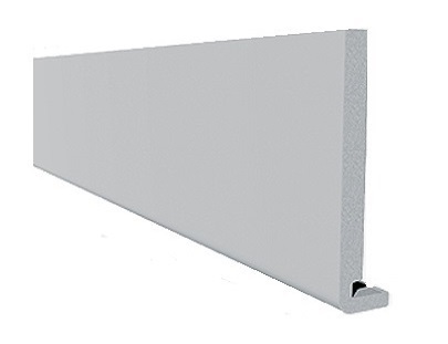 White Square Edge Full Replacement Fascia Board 150mm x 5m x 18mm