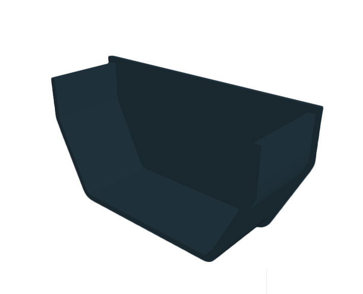 Anthracite Grey Squareline Internal Stopend