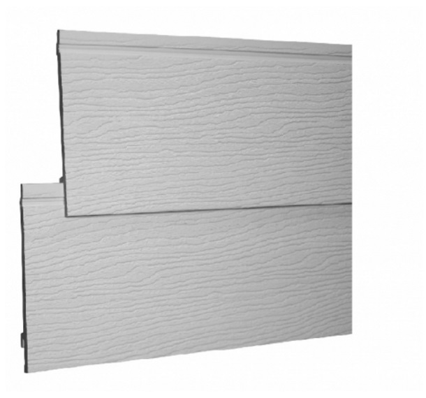 Light Grey Durasid External Embossed Cladding 167mm