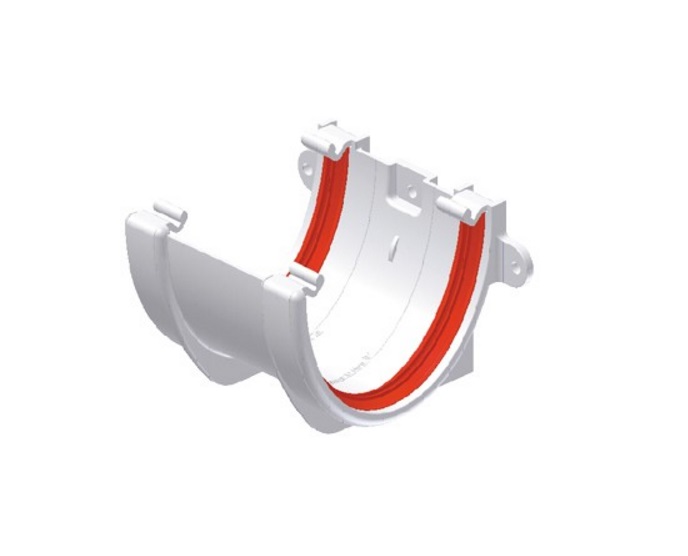 White Deepflow Guttering - Gutter Union