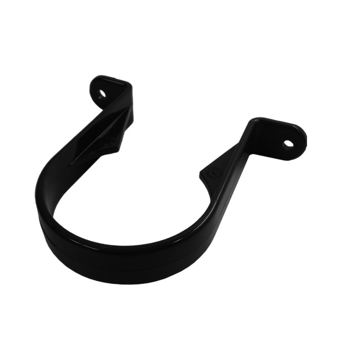 Black Round Downpipe Clip
