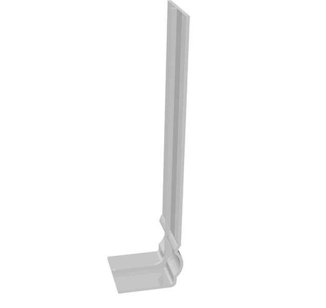 Plastic Skirting Board Cover Over Ogee Edge White - Board Joint