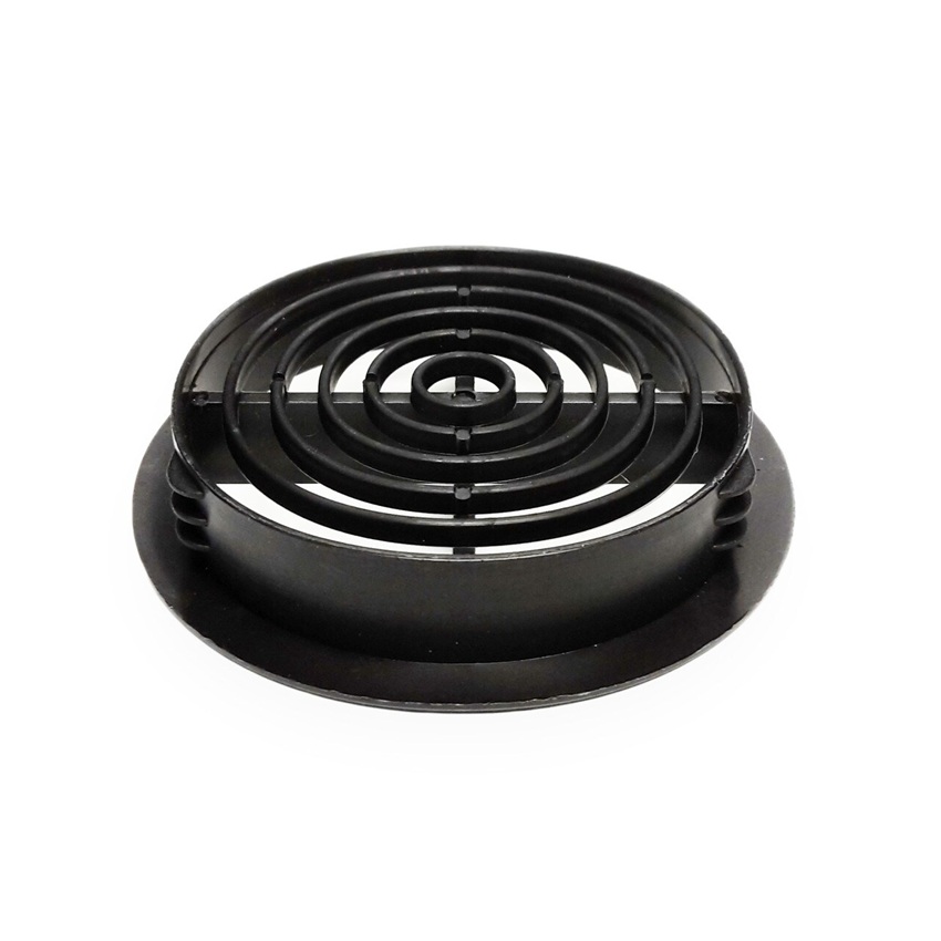 Black Round-Soffit Vent