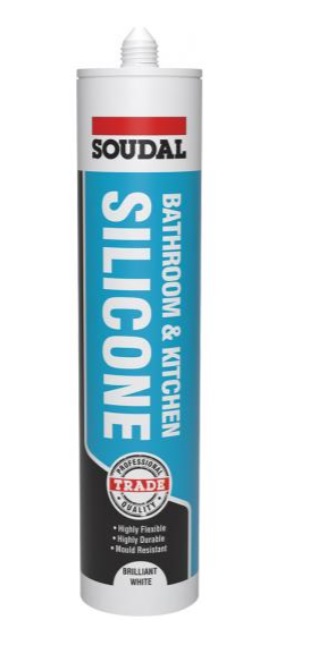 White Bathroom & Kitchen Sealant 290ml
