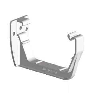 White Squareline Guttering - Fascia Bracket