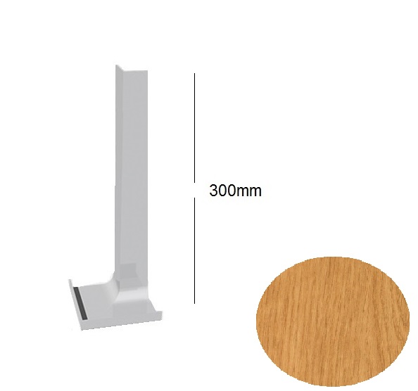 Irish Oak Cover Over Fascia Board - 90 Degree Internal Fascia Corner