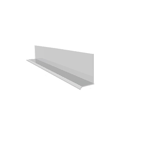 Rosewood External Upvc Shiplap Cladding - Drip Trim (White Only) 3 Metre