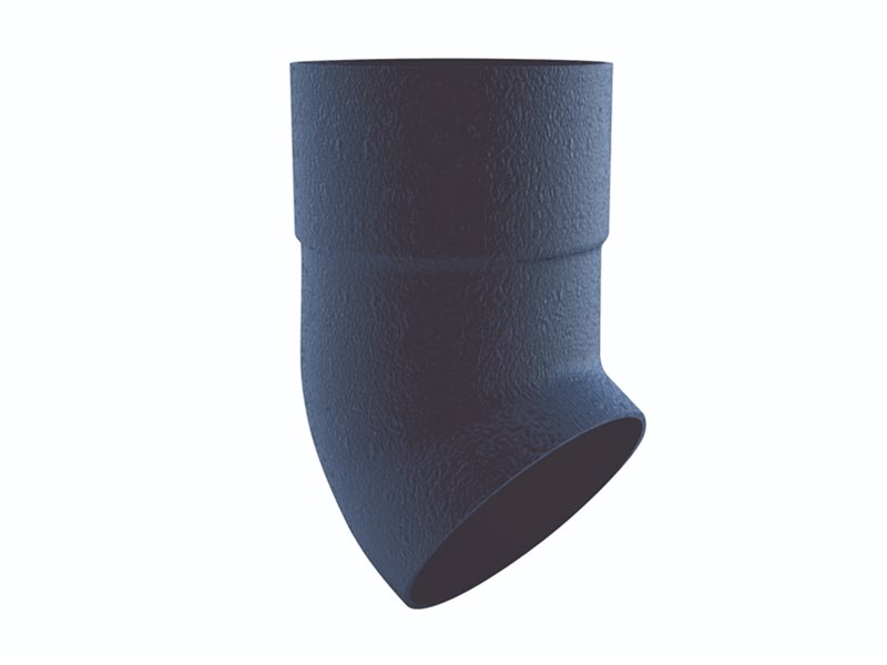 Black Round Cast Iron Effect Downpipe Shoe