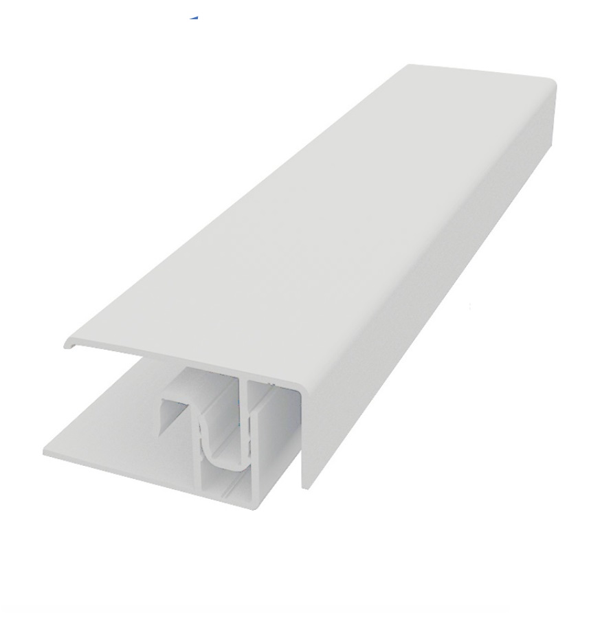 Durasid Silver Aluminium-2 Part Edge Trim-3m