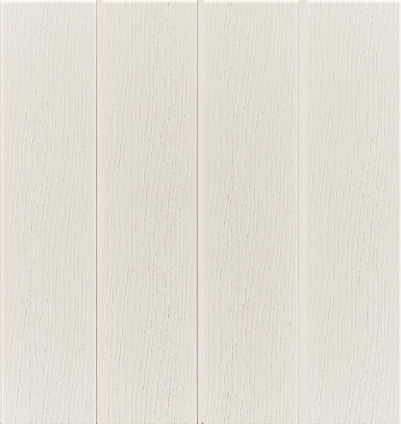 Cream Durasid Vertical External Embossed Cladding 167mm x 5m