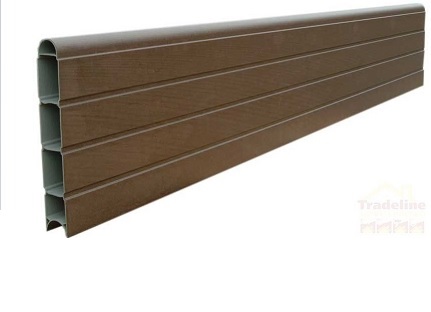 Walnut Pvc Composite Fencing Panel 1825mm x 300mm