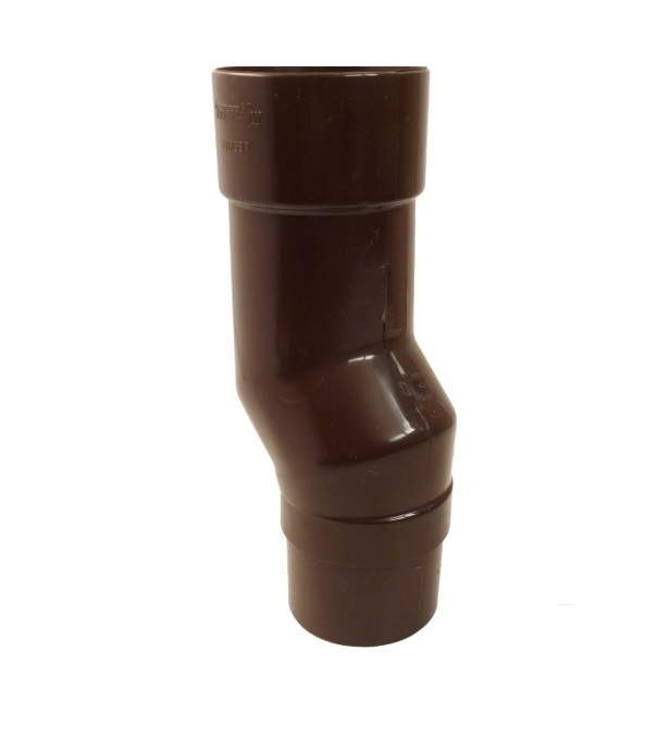 Downpipe Brown Round - Mini Offset
