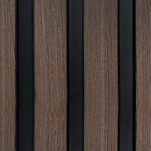 Walnut Premium Sulcado Waterproof Wall Panel-300mm x 2.6m