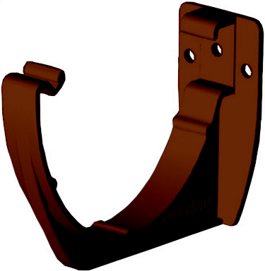 Brown Deepflow Guttering - Fascia Bracket