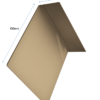 Barnwood Grey-Aluminium 50mm x 150mm Reveal Corner-3m - Image 2