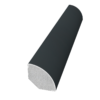 Anthracite Grey Smooth 19mm Quadrant - Image 3