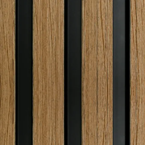 Natural Oak Premium Sulcado Waterproof Wall Panel-300mm x 2.6m