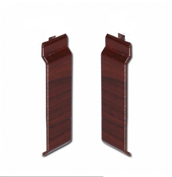 Mahogany External Upvc Shiplap Cladding - Butt Joint Trim 100mm