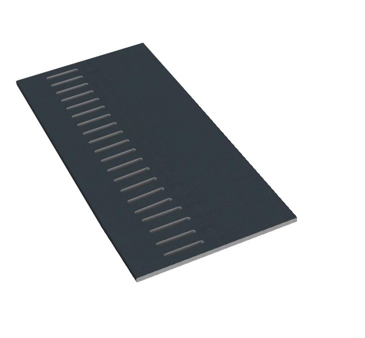 Anthracite Grey Subtle Grained Finish-Vented Soffit Board-600mm x 5m
