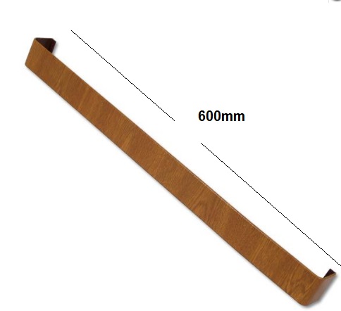 Golden Oak Fascia Board Double Joint Subtle Grained