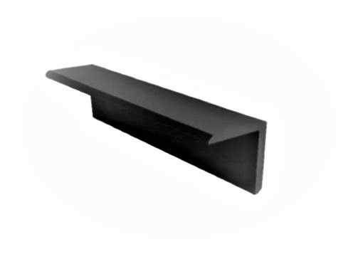 Decking Angled Edge Trim Anthracite Grey 2.9m
