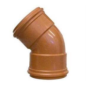 Underground 110mm-45° Double Socket Bend