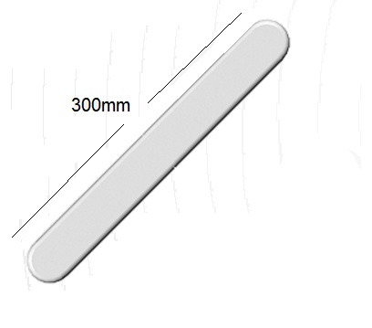 White Round Edge Full Replacement Fascia Board 18mm Thickness - Fascia End Cap