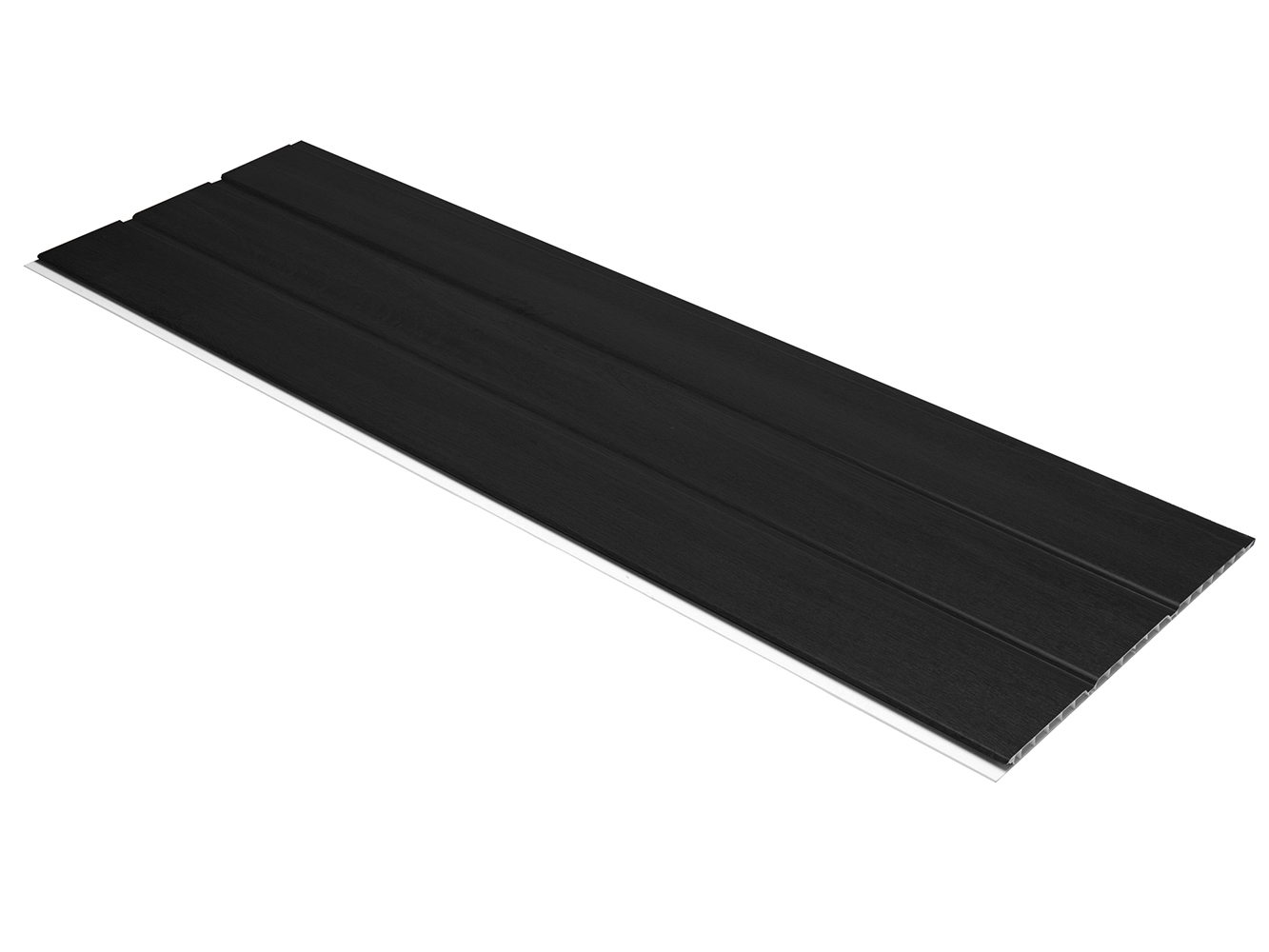 Black Hollow Soffit Board 300mm x 5m Subtle Grained