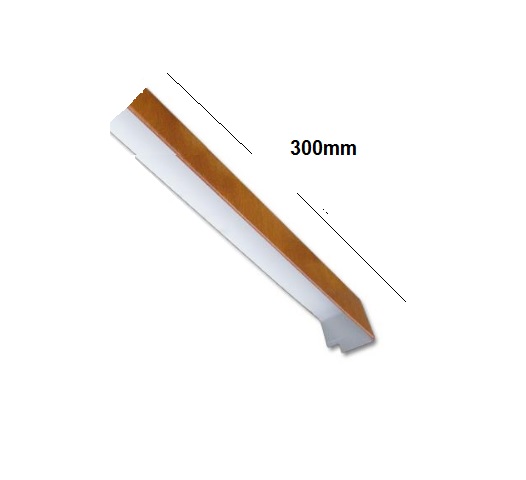 Golden Oak Fascia Board Single Corner Subtle Grained