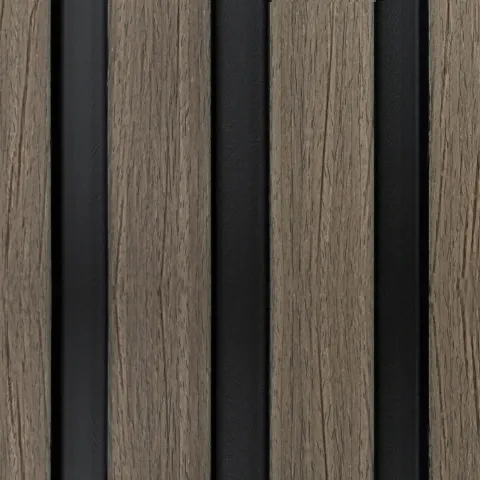Grey Oak Premium Sulcado Waterproof Wall Panel-300mm x 2.6m