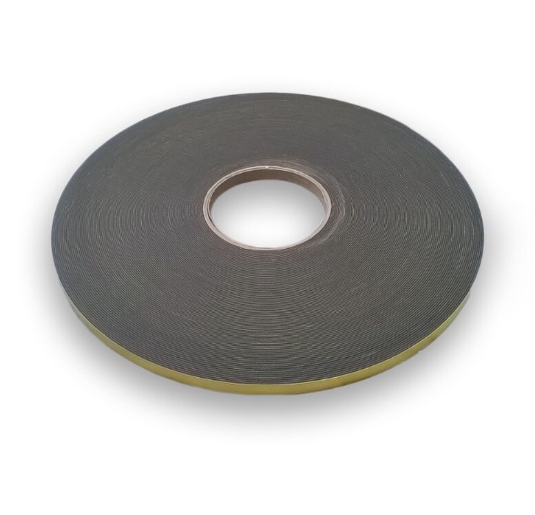 Black Double Sided Tape 10 x 1mm X 50m