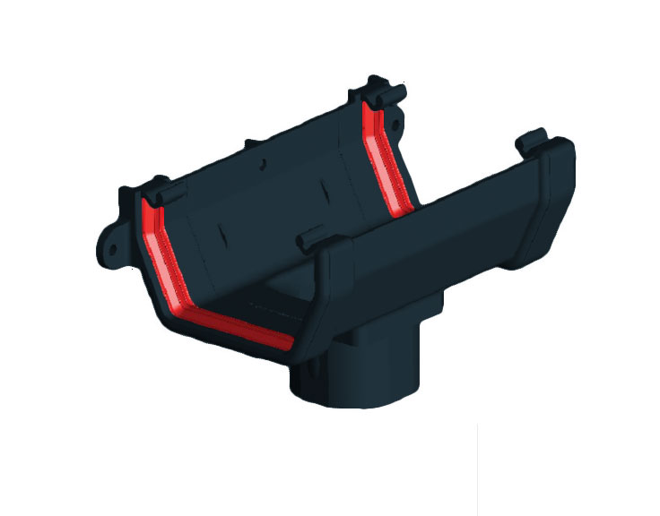 Black Squareline Running Outlet