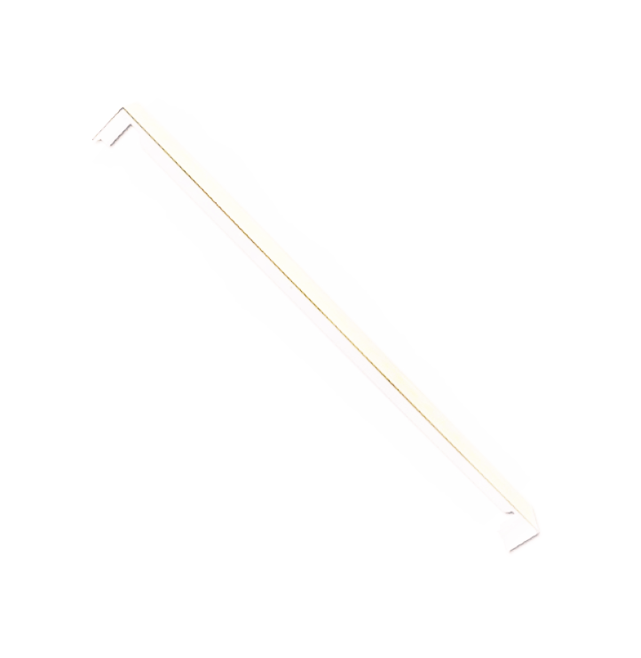 Cream Fascia Board Double Ended Fascia Board Joint 600mm Subtle Grained