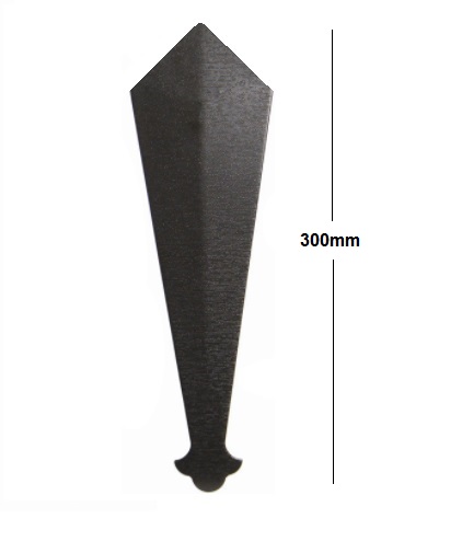 Storm Grey Square Edge Full Replacement Fascia Board 18mm Thickness Smooth Finish - Fascia Finial