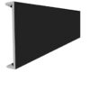 Black Cover Over Fascia Board 605mm x 5m Double Ended-Smooth Finish