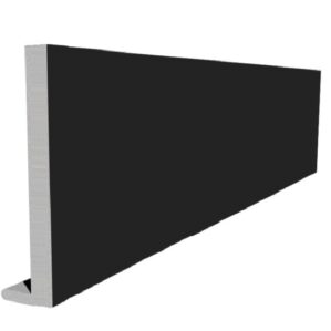 Black Full Replacement Fascia Board 250mm x 5m x 18mm Thickness Smooth Gloss Finish