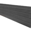 Carbon Grey UPVC Fence Panel, 1828mm x 300mm. Highly durable, low-maintenance panel provides a modern, rot-free, weather-resistant boundary solution.