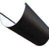 Black 1/2 Round Cast Iron Effect Gutter