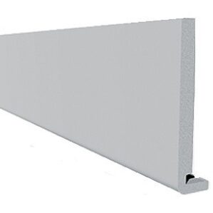 White Square Edge Full Replacement Fascia Board 5m x 18mm