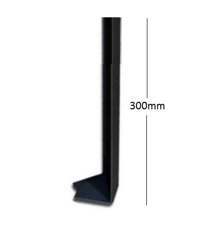 Black Ash Fascia Board 135° External Joint Subtle Grained - Image 2